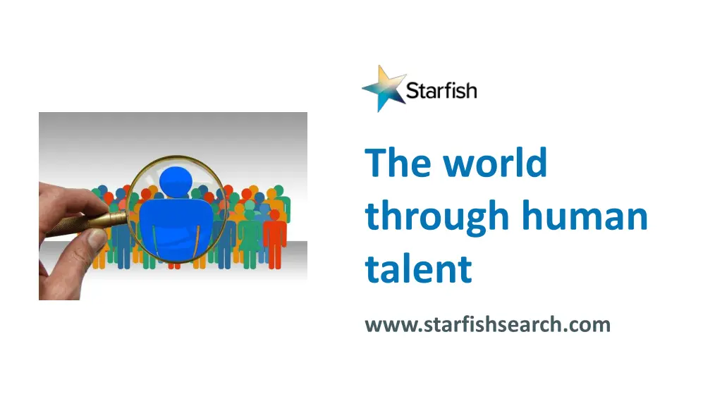 the world through human talent