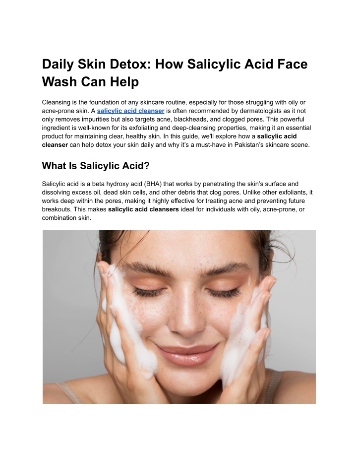 daily skin detox how salicylic acid face wash