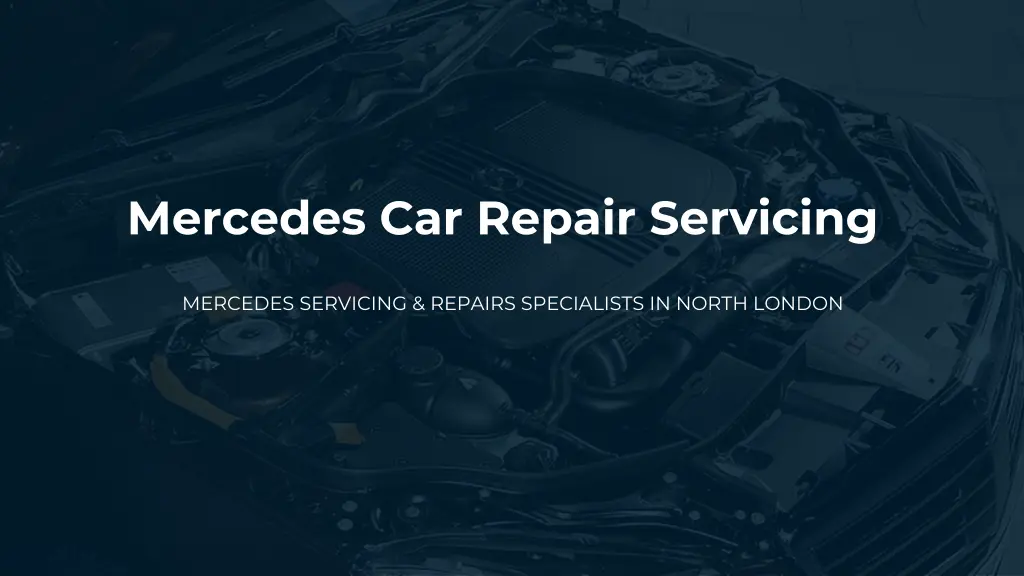 mercedes car repair servicing