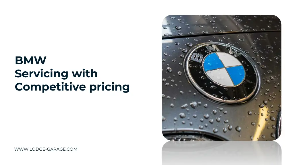 bmw servicing with competitive pricing