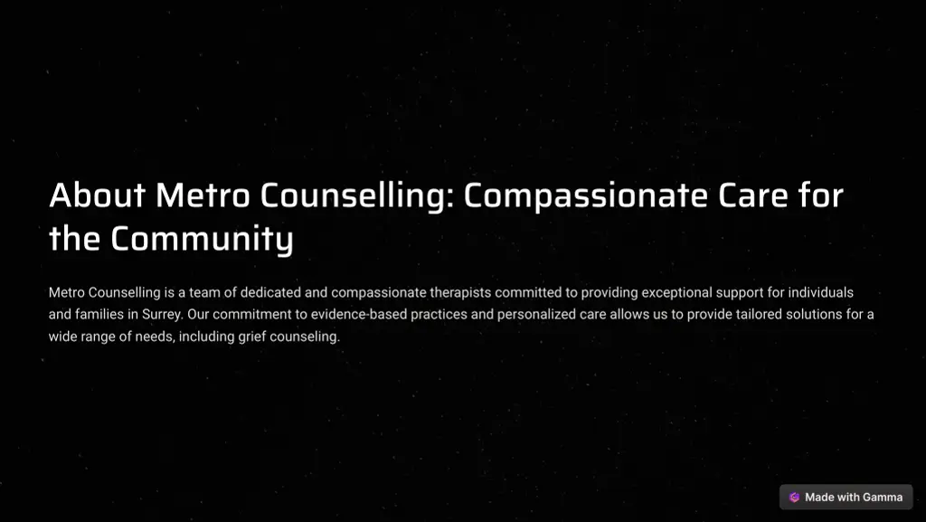 about metro counselling compassionate care