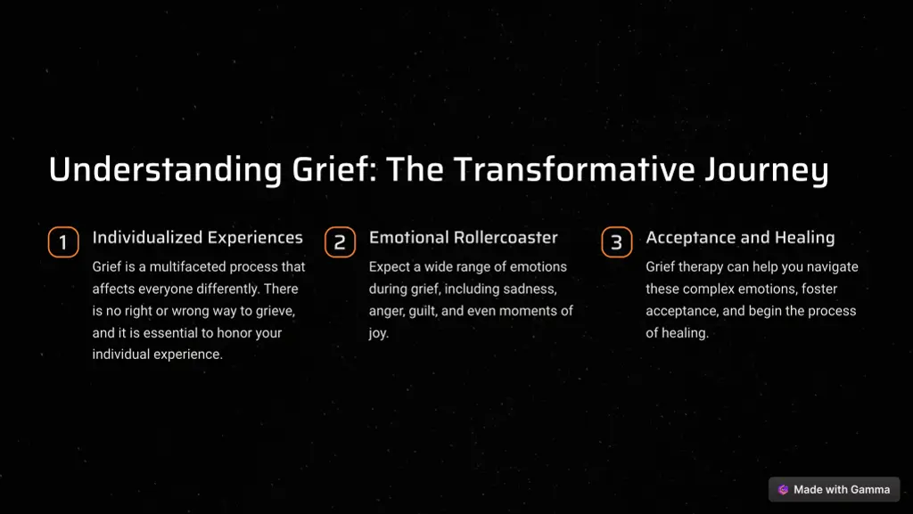 understanding grief the transformative journey