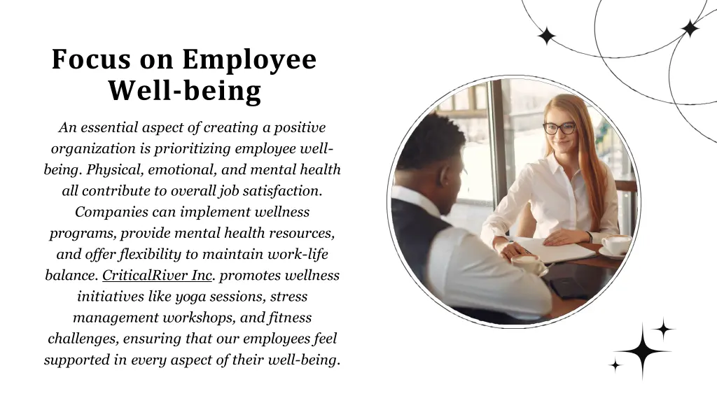 focus on employee well being