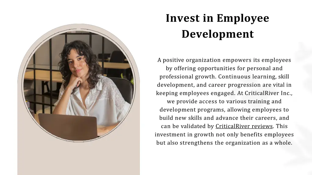 invest in employee development