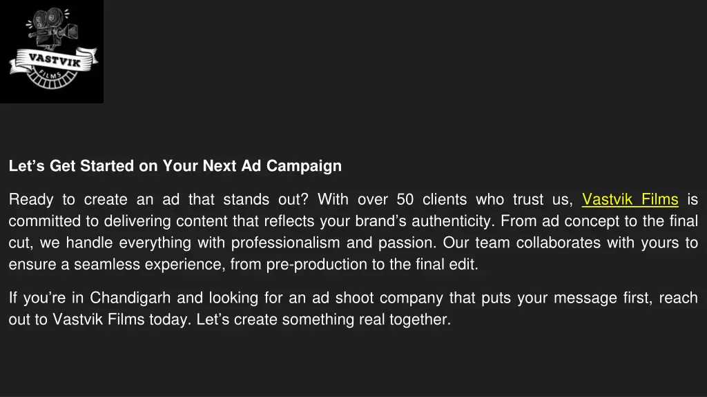 let s get started on your next ad campaign