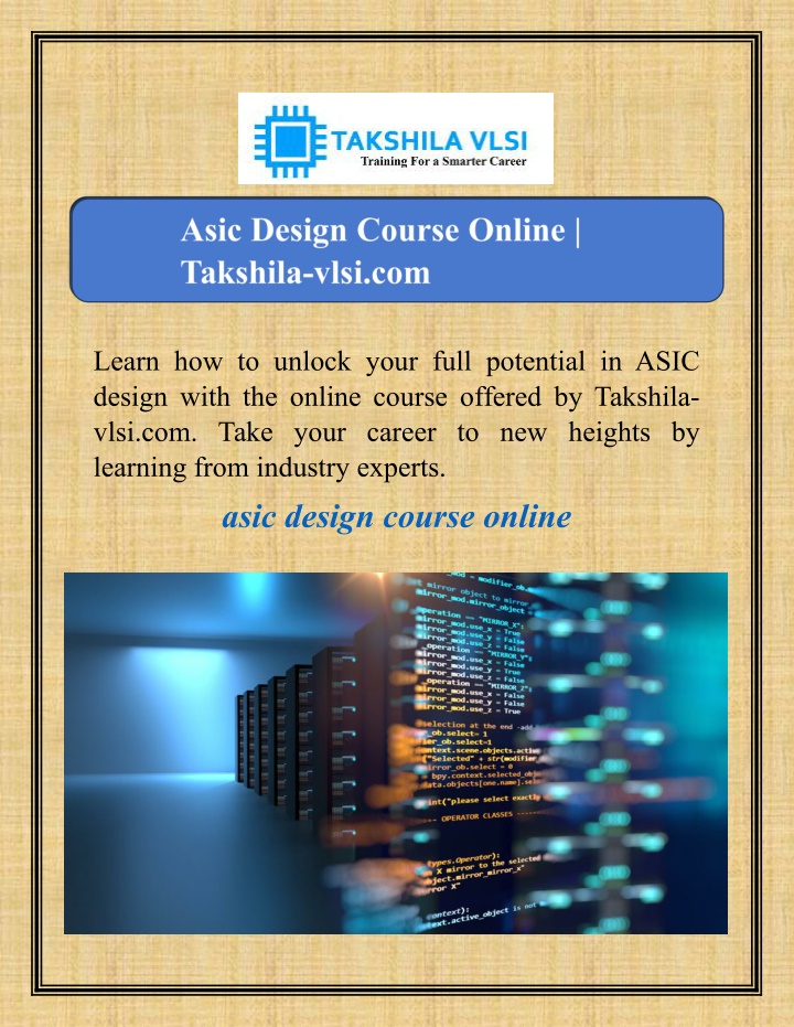 take your career to the next level with takshila