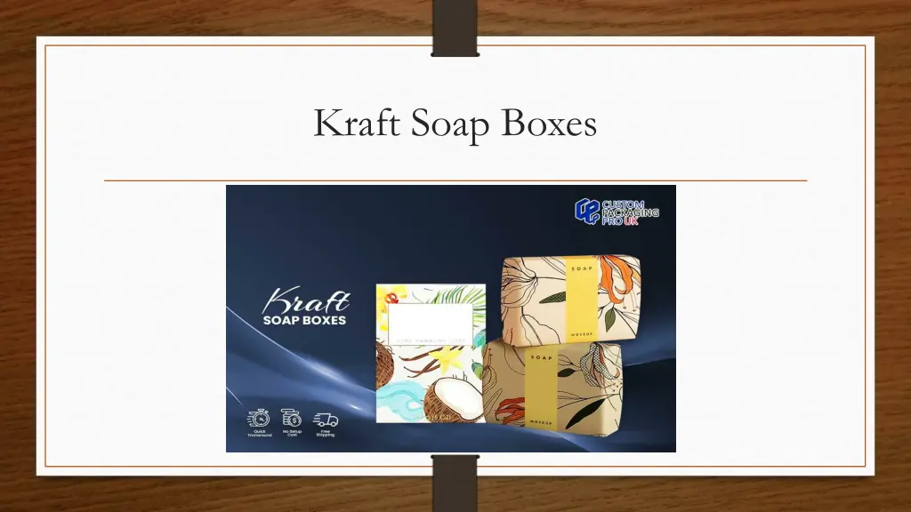 kraft soap boxes