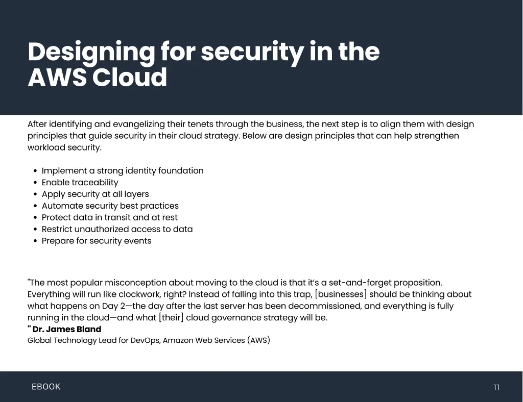 designing for security in the aws cloud