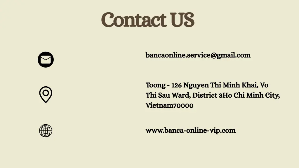 contact us