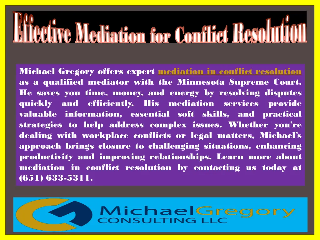 effective mediation for conflict resolution 3