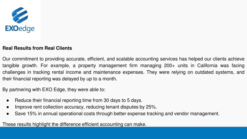 real results from real clients
