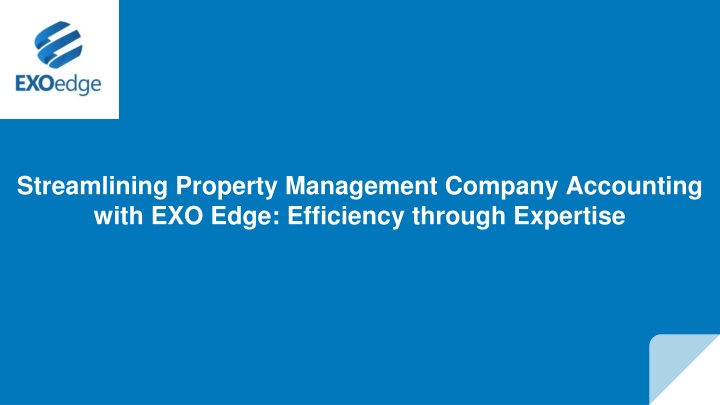 streamlining property management company