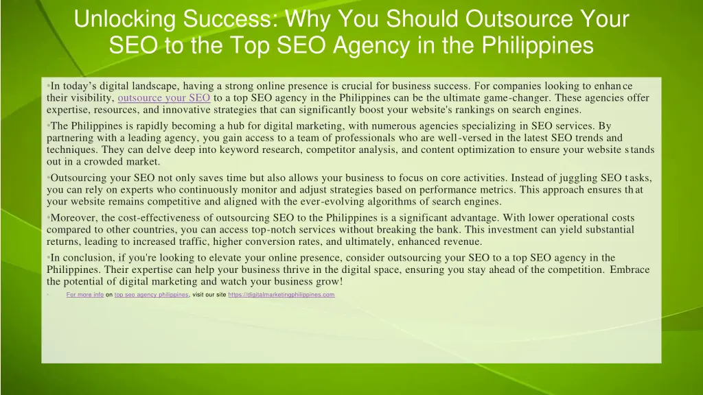 unlocking success why you should outsource your