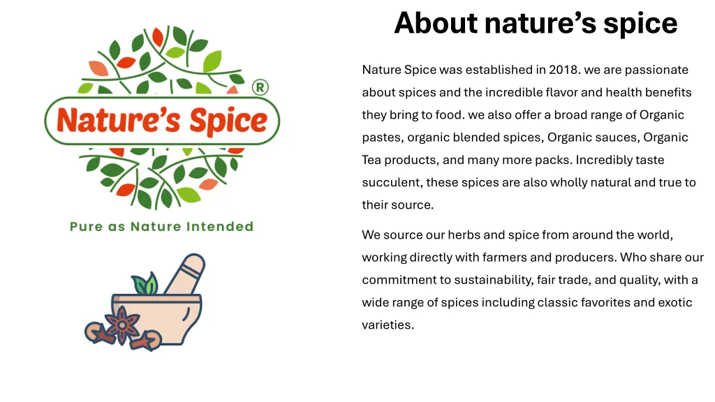 about nature s spice