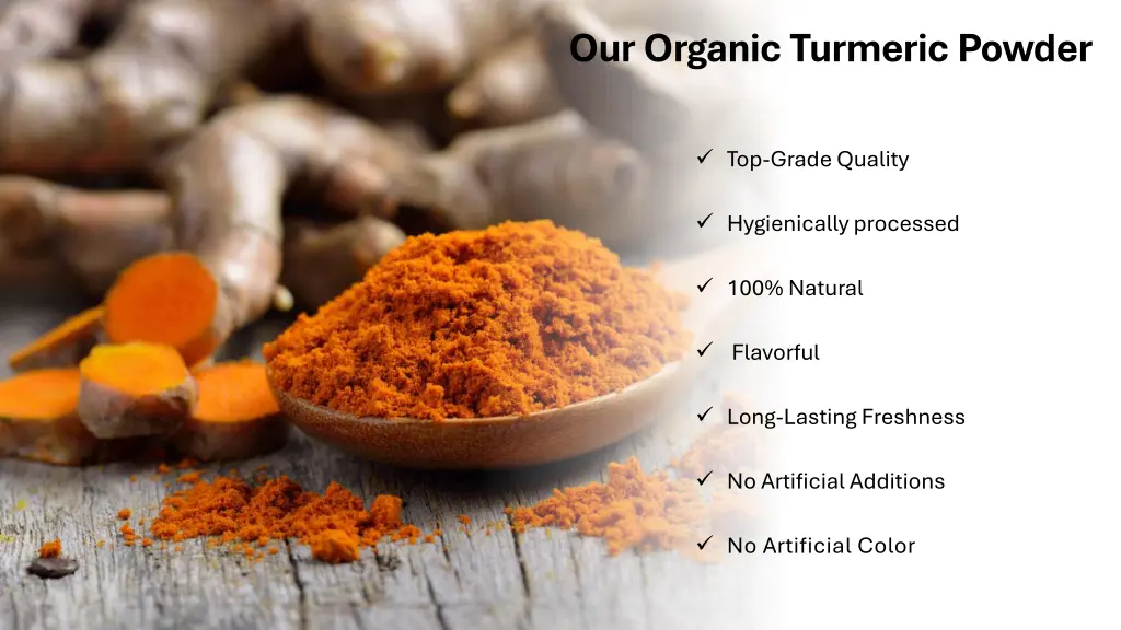 our organic turmeric powder