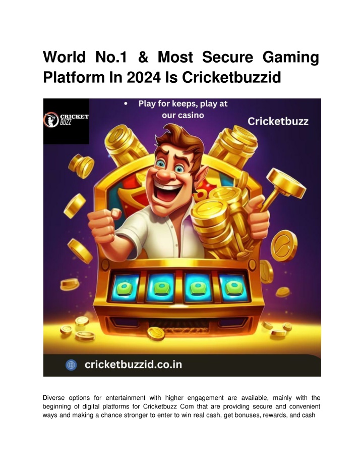 world no 1 most secure gaming platform in 2024