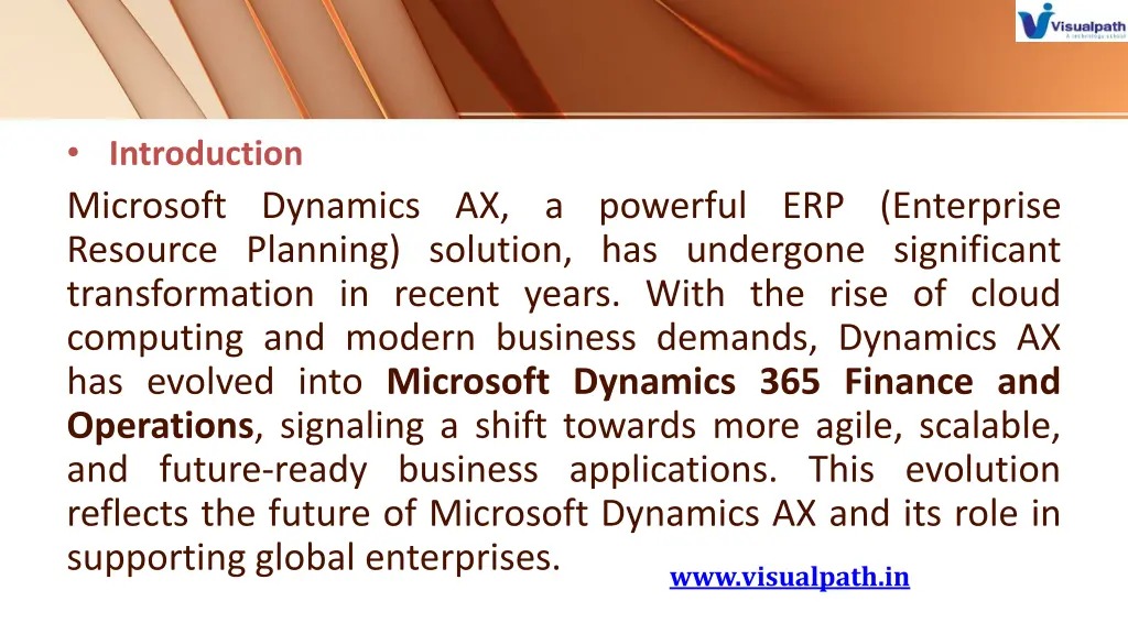 introduction microsoft dynamics ax a powerful