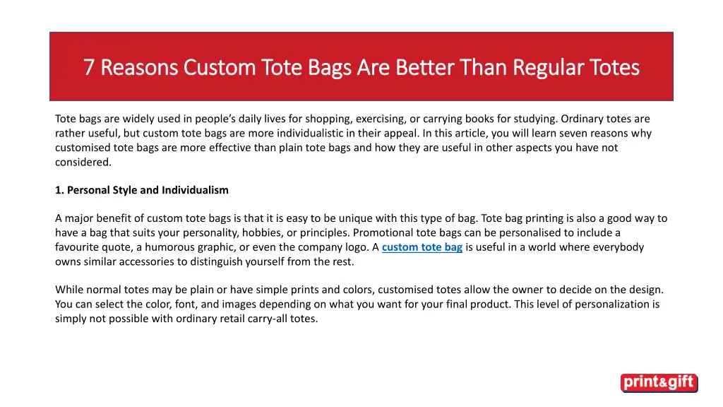 7 reasons custom tote bags are better than 1