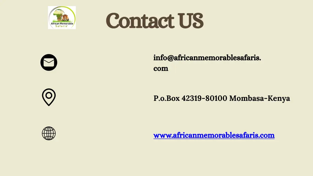 contact us