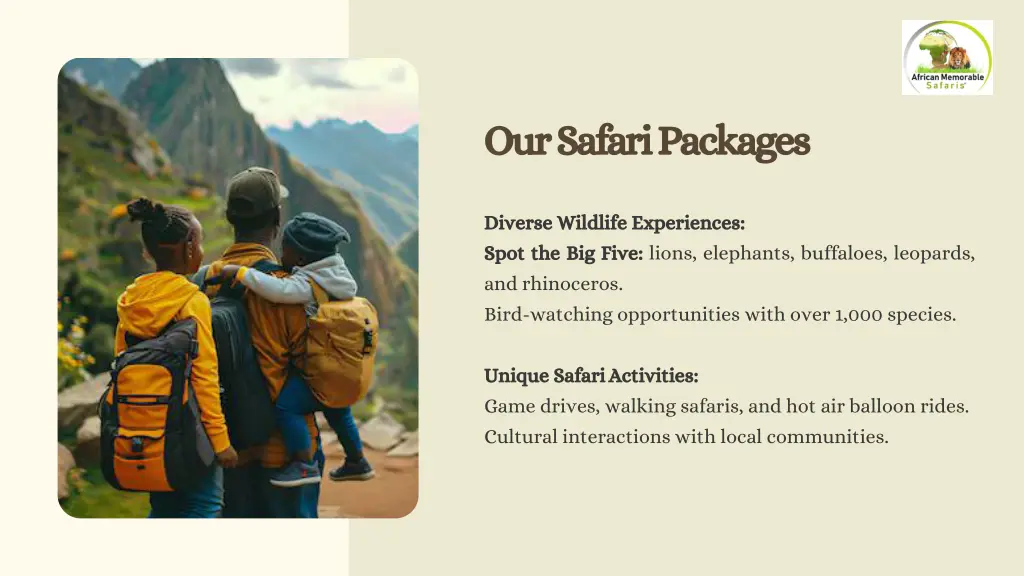 our safari packages