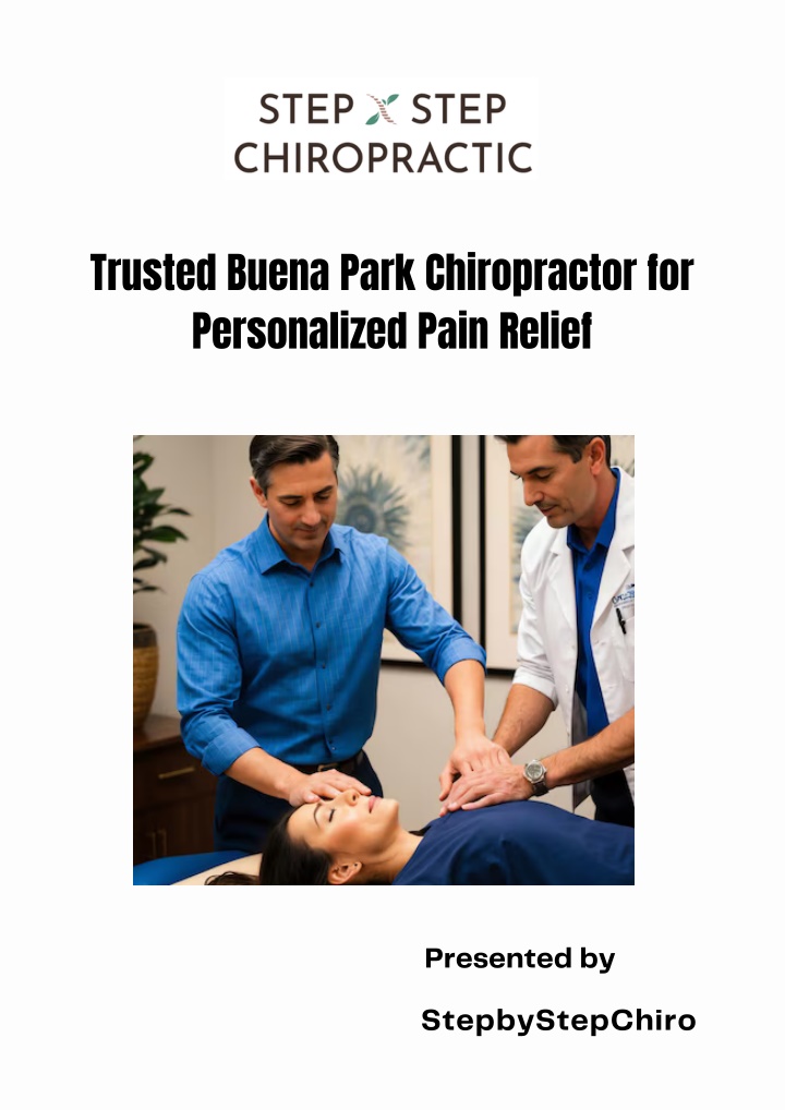 trusted buena park chiropractor for personalized