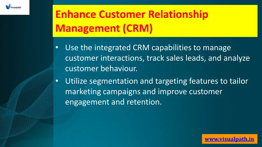 enhance customer relationship management crm