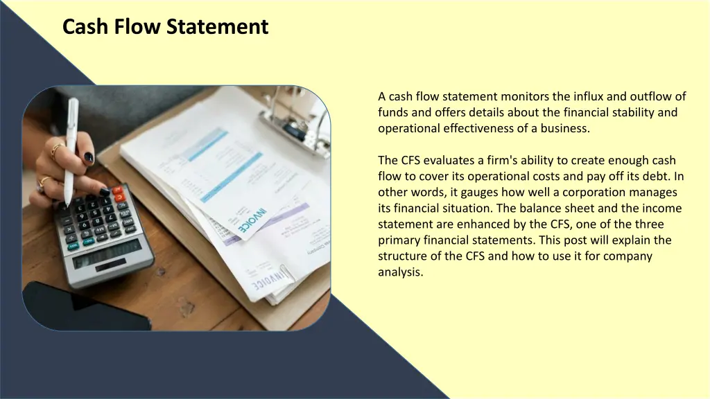 cash flow statement