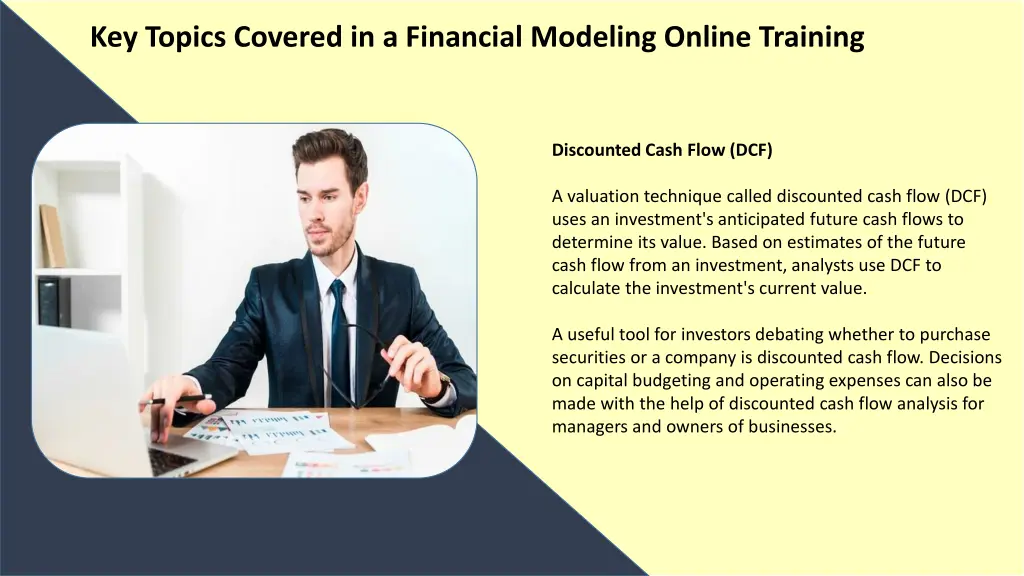 key topics covered in a financial modeling online 1