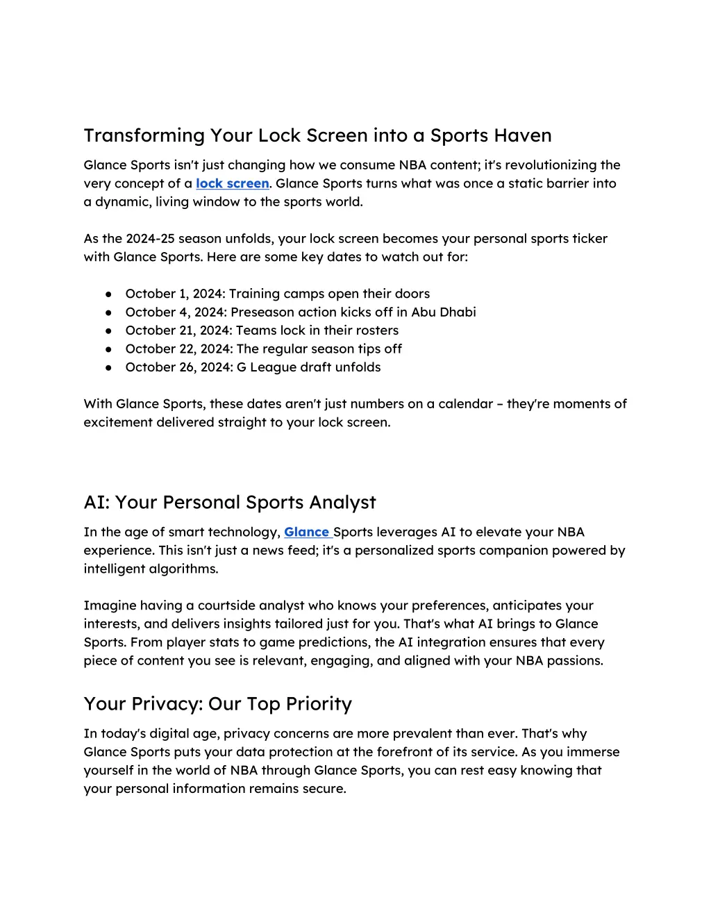 transforming your lock screen into a sports haven