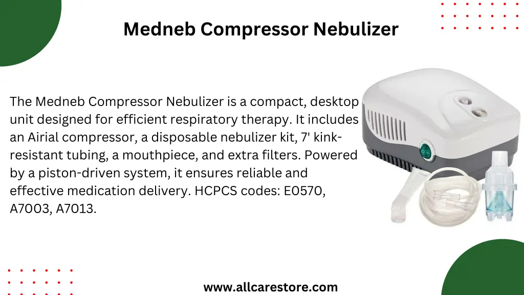 medneb compressor nebulizer