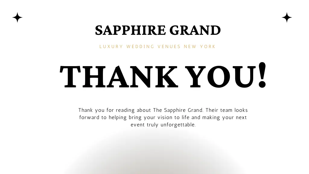 sapphire grand thank you