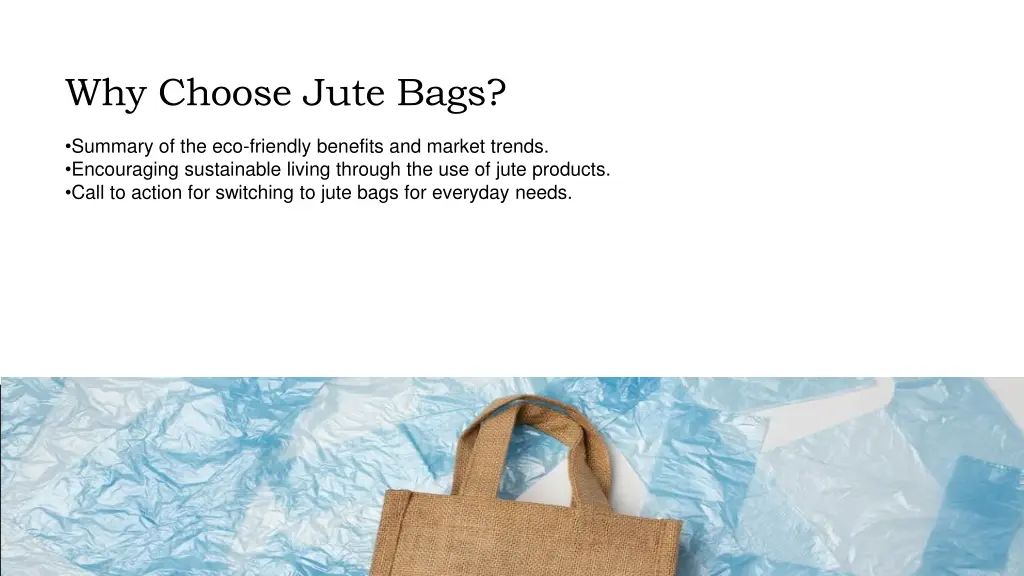 why choose jute bags