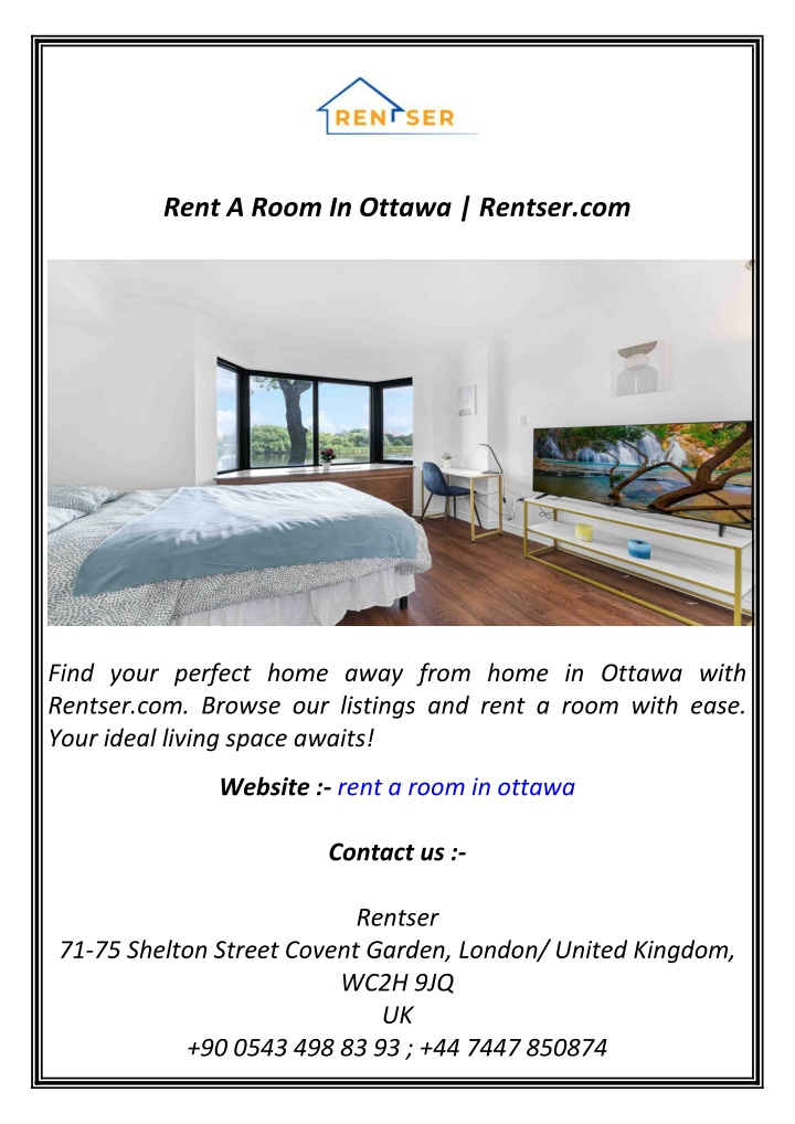 rent a room in ottawa rentser com