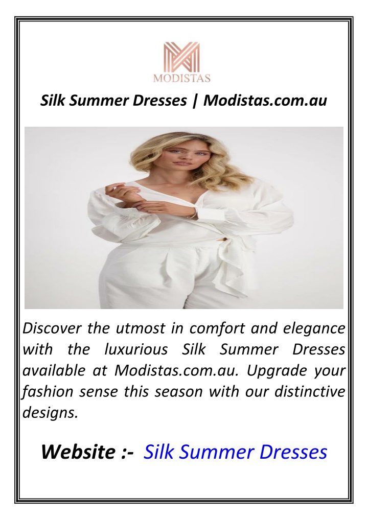 silk summer dresses modistas com au