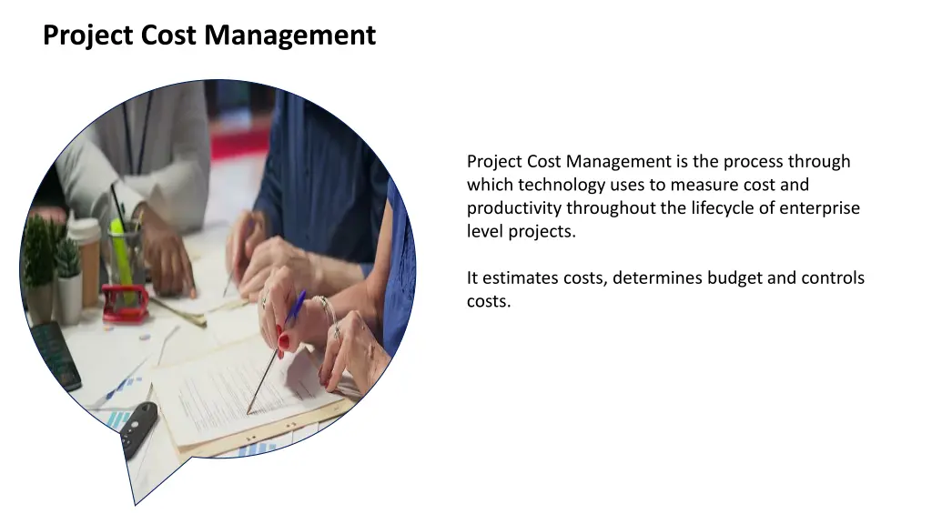 project cost management