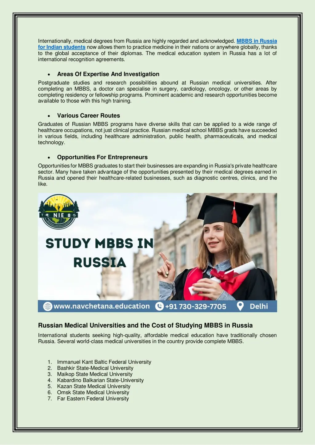 internationally medical degrees from russia