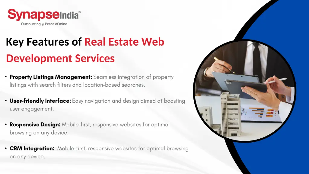 key features of real estate web development