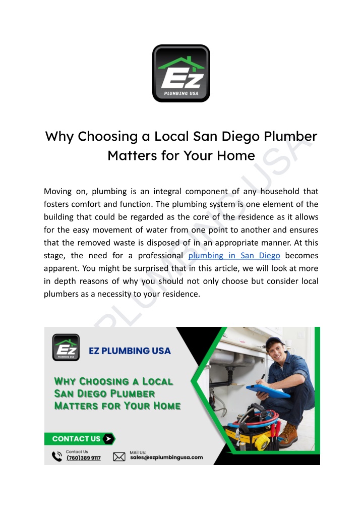 ez plumbing usa