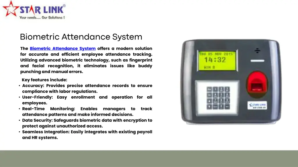 the biometric attendance system offers a modern