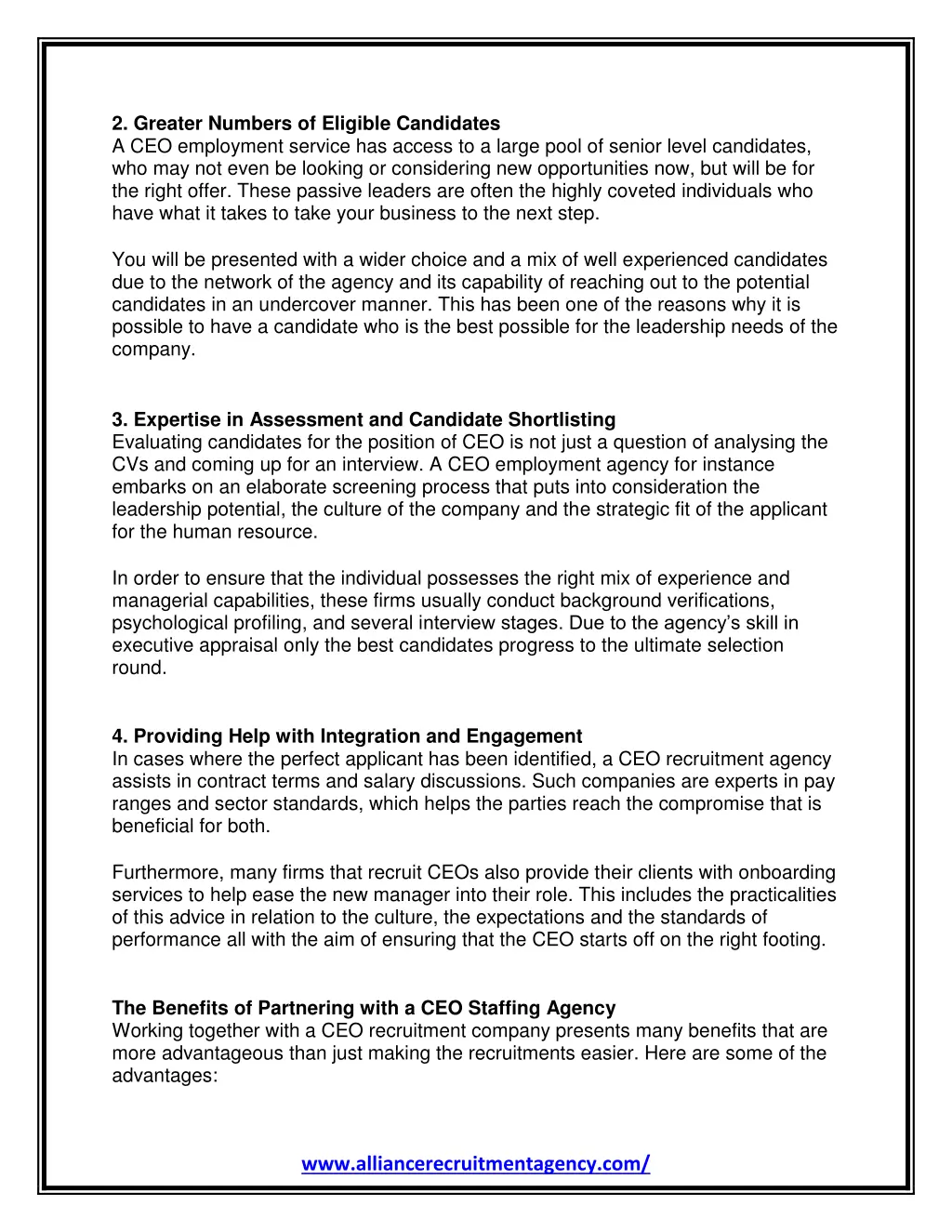 2 greater numbers of eligible candidates