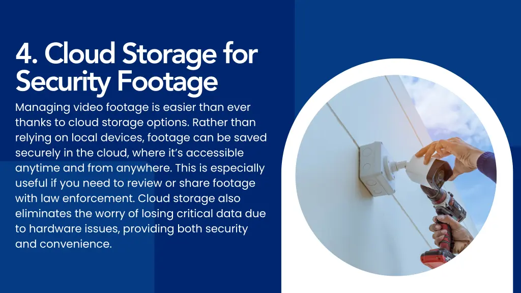 4 cloud storage for security footage