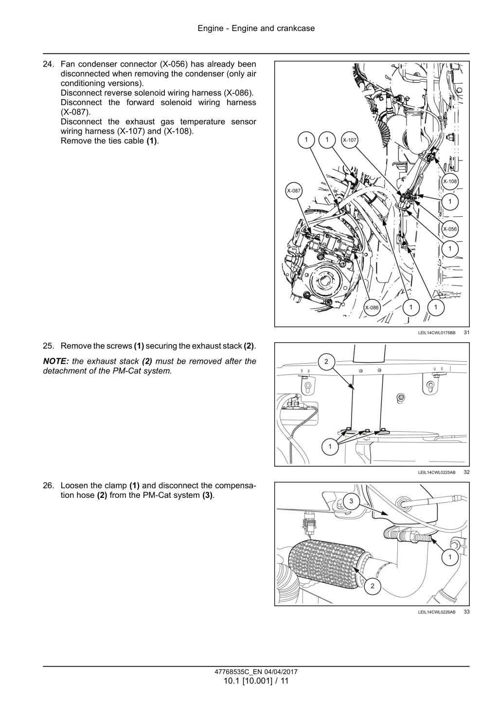 engine engine and crankcase 8