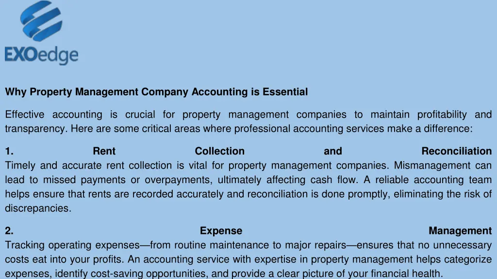 why property management company accounting