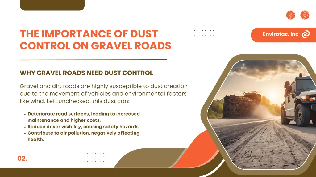 the importance of dust control on gravel roads