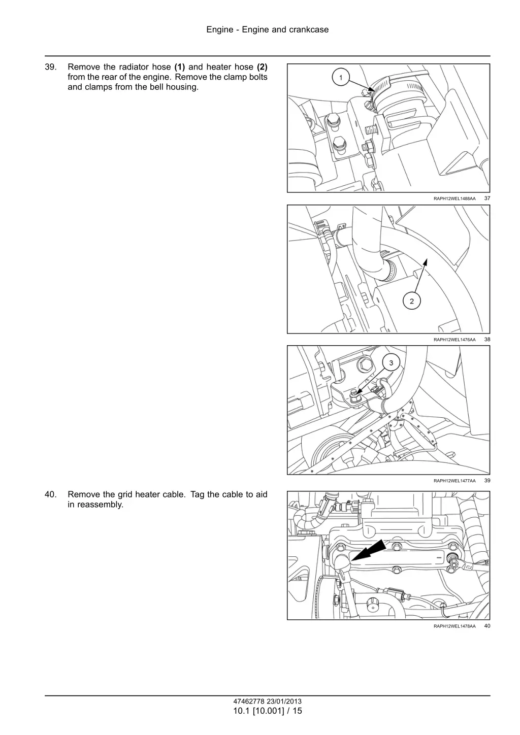 engine engine and crankcase 11