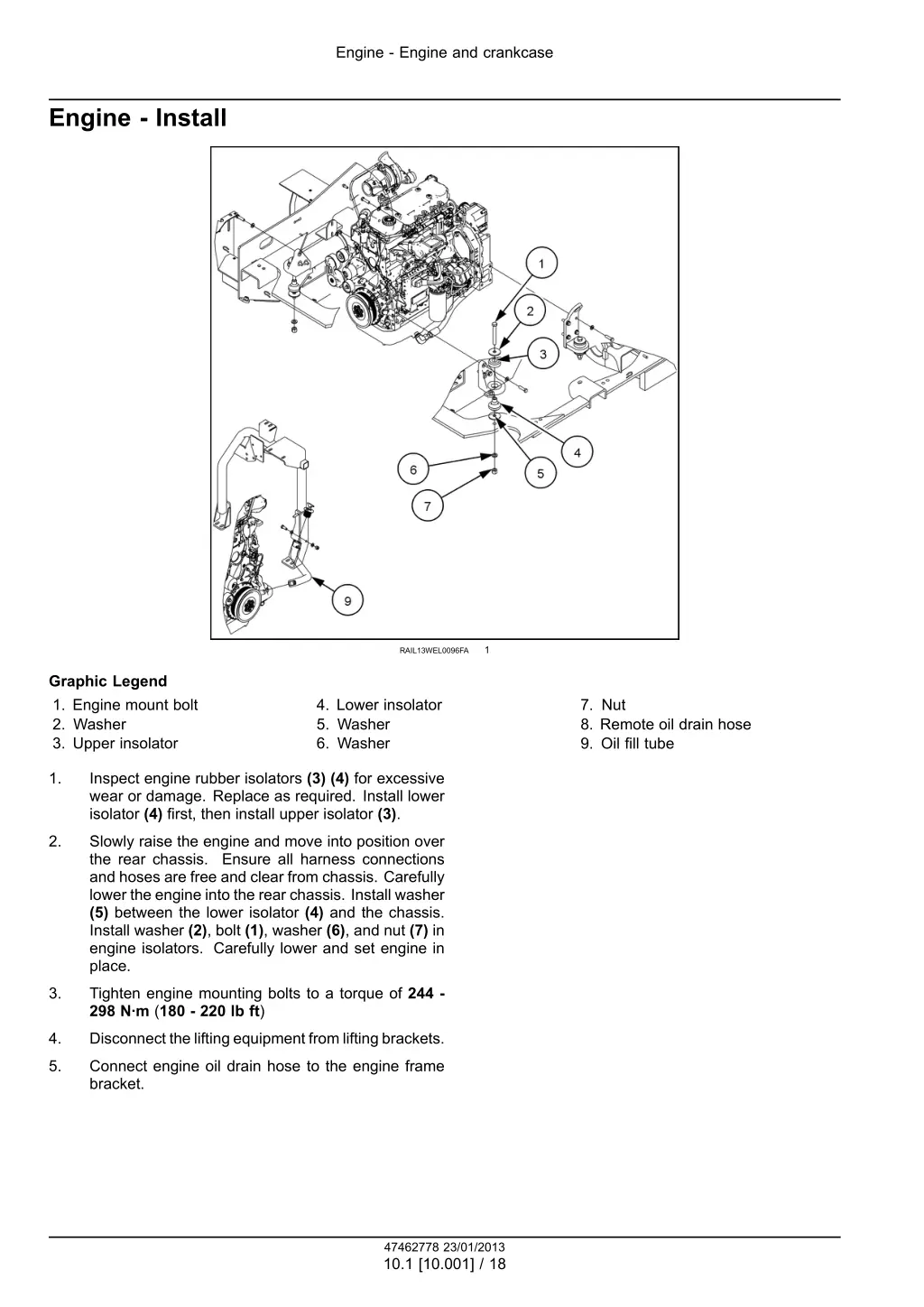 engine engine and crankcase 14