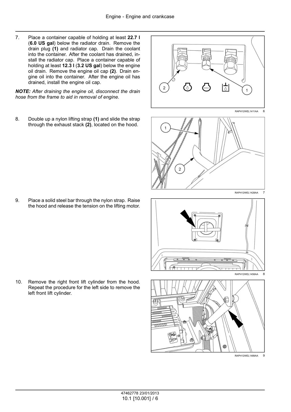 engine engine and crankcase 2