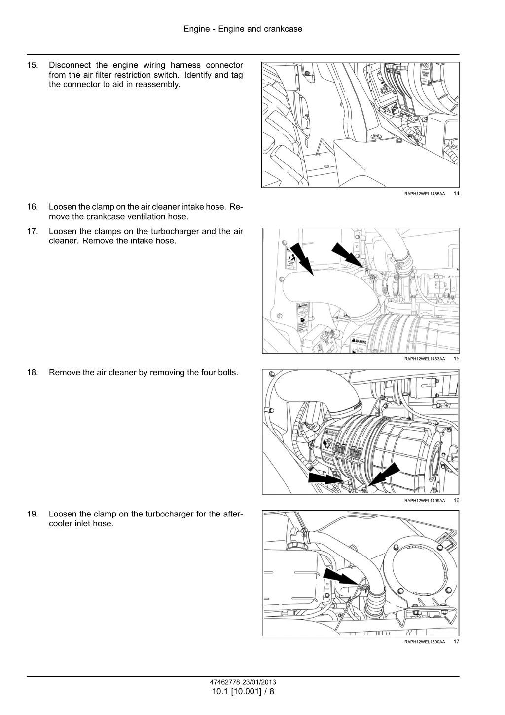 engine engine and crankcase 4