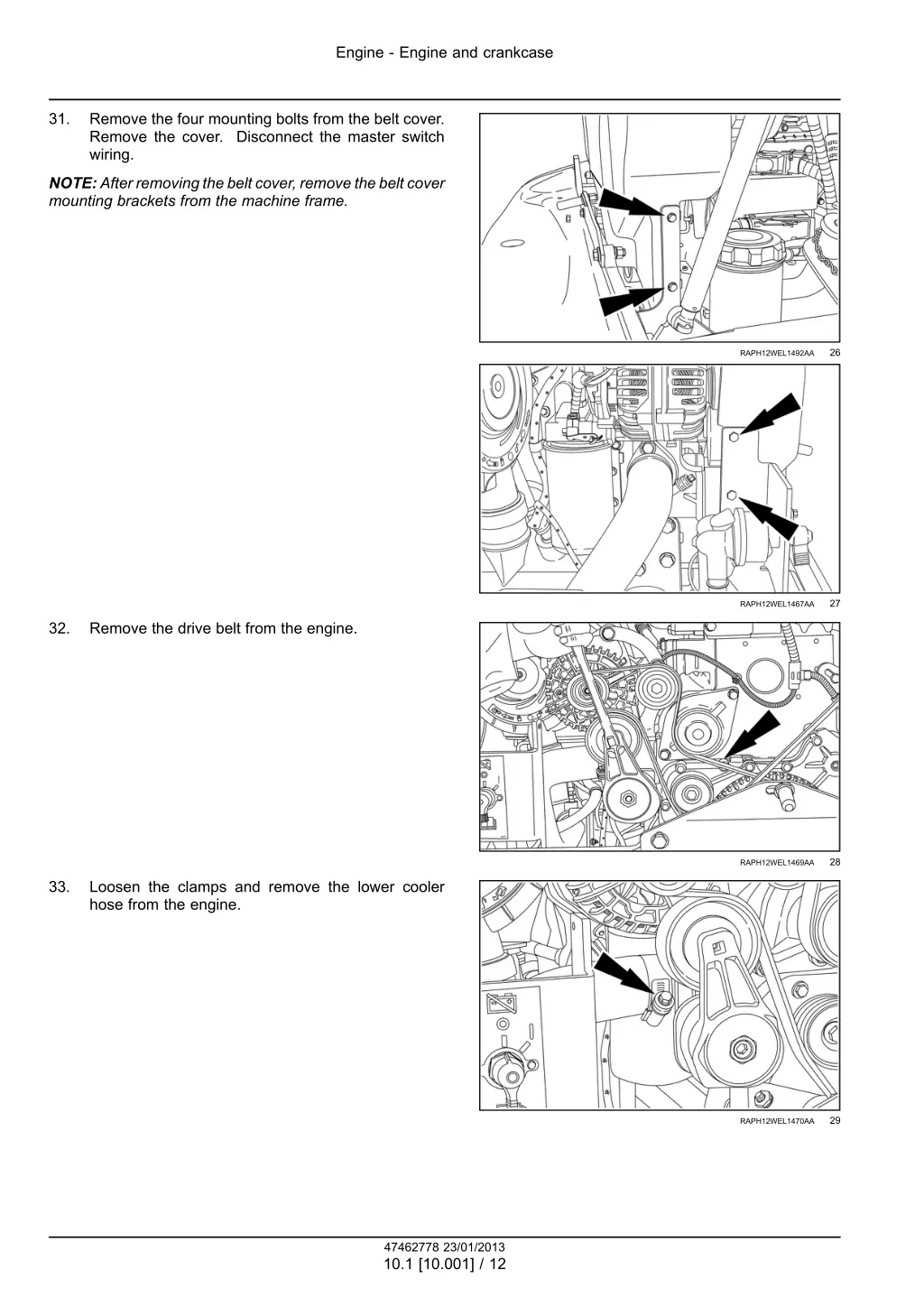 engine engine and crankcase 8