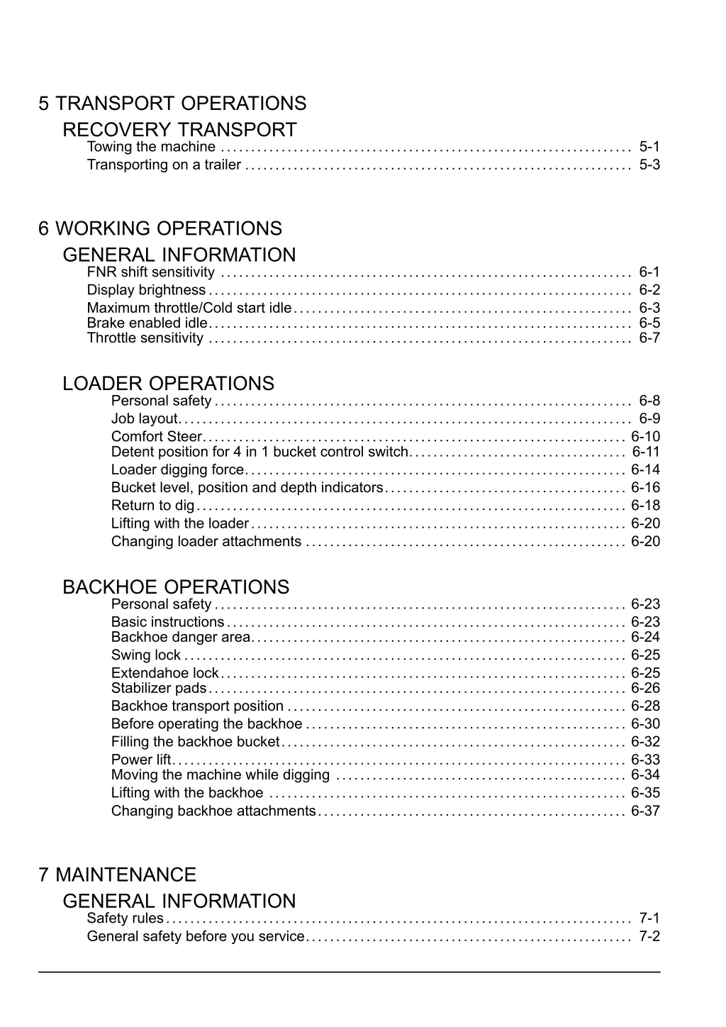 5 transport operations recovery transport towing